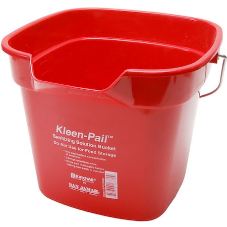 Pail-10Qt Red